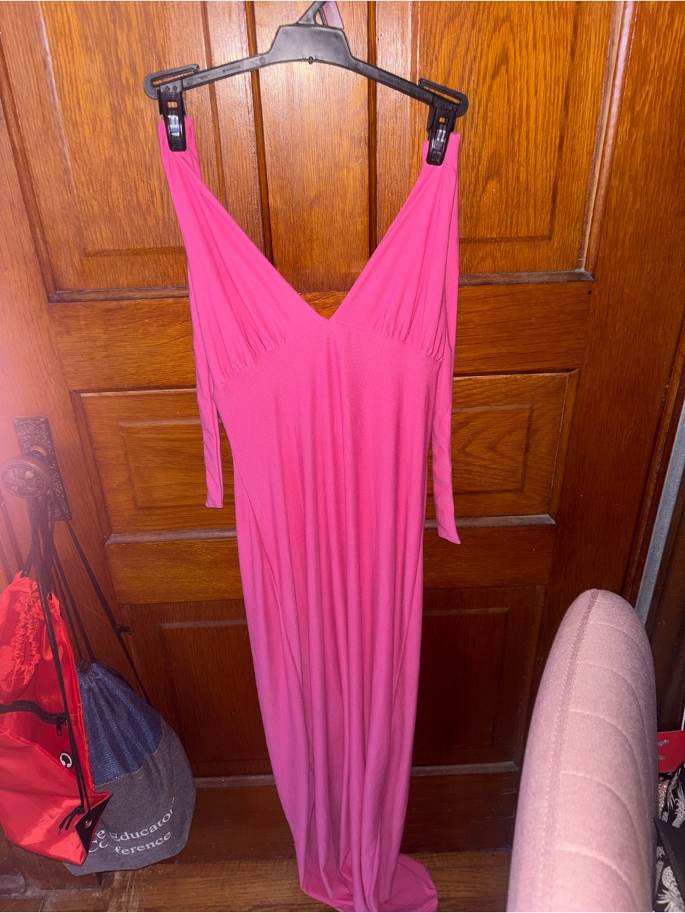Pink maxi dress